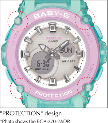 Baby-G: PROTECTION design - BGA-270 Watch Series