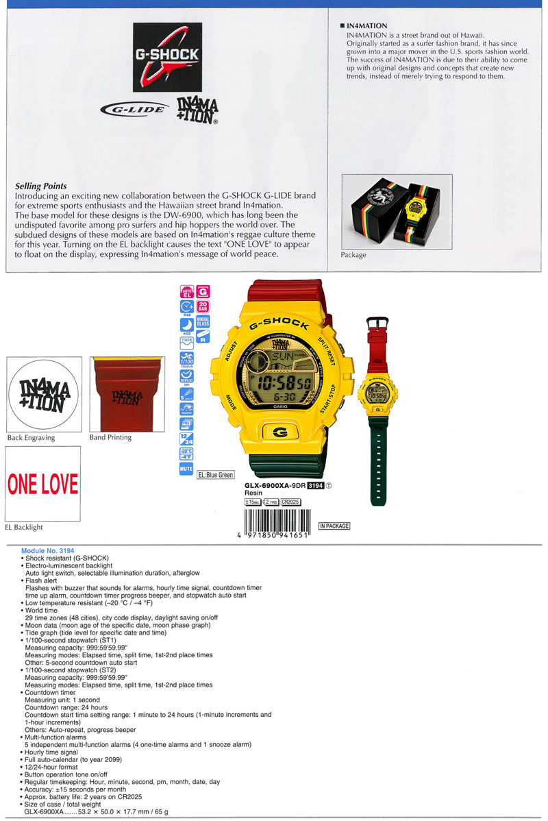 NPR G-SHOCK GLX-6900XA-9