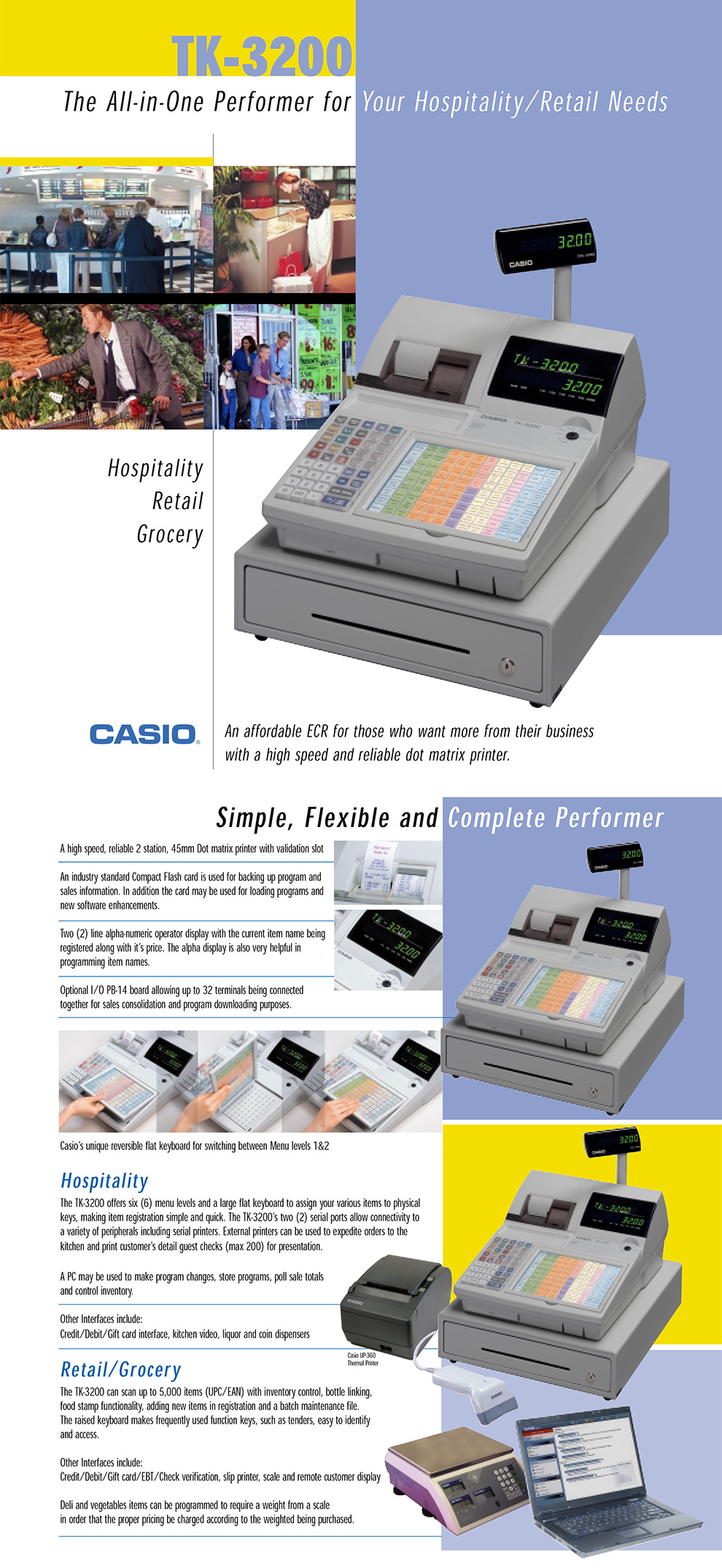 Electronic Cash Register TK-3200